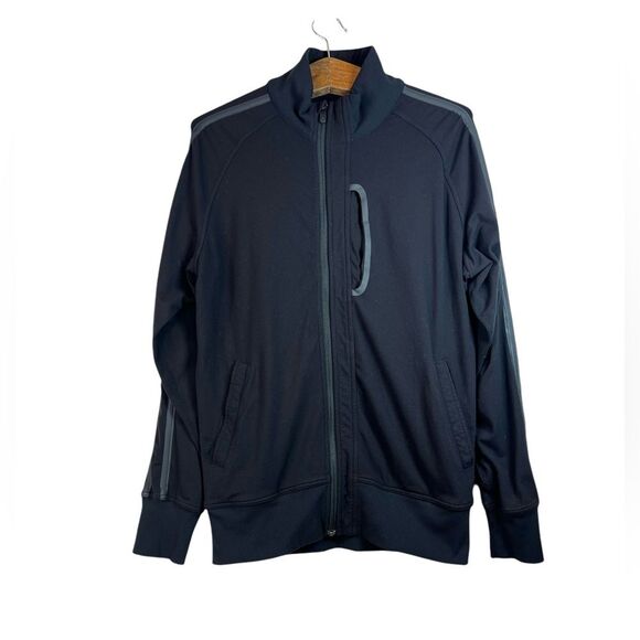 Lululemon Jacket Mens Kung Fu II Long Sleeve Full Zip Black Athletic Size XL - Picture 1 of 9